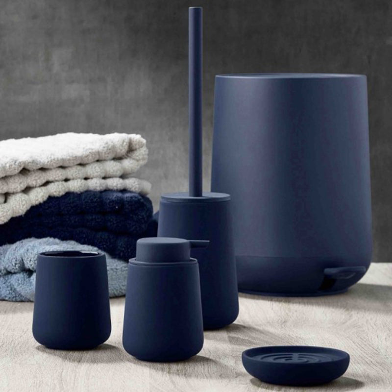 Nova One Soap Dispenser - Free Standing - 5" Stoneware/Royal Blue