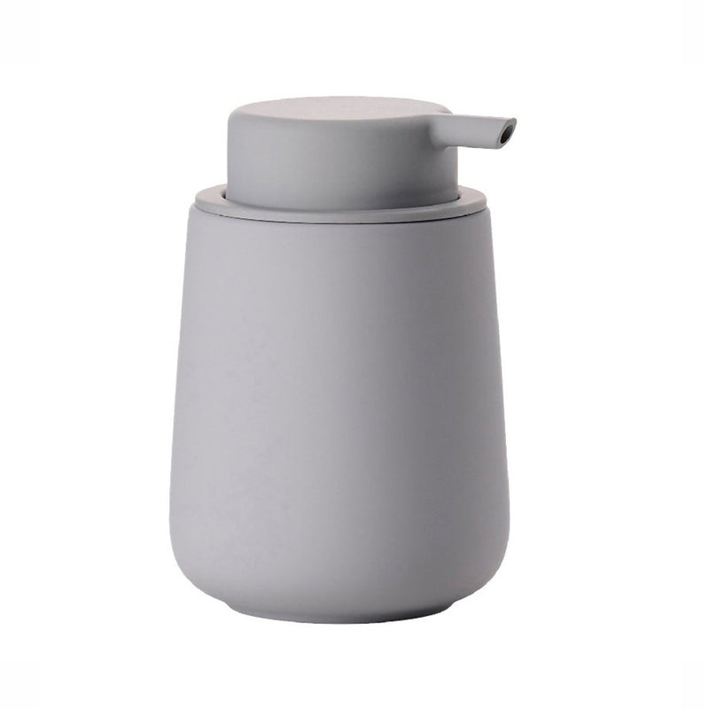 Nova One Soap Dispenser - Free Standing - 5" Stoneware/Gull Gray