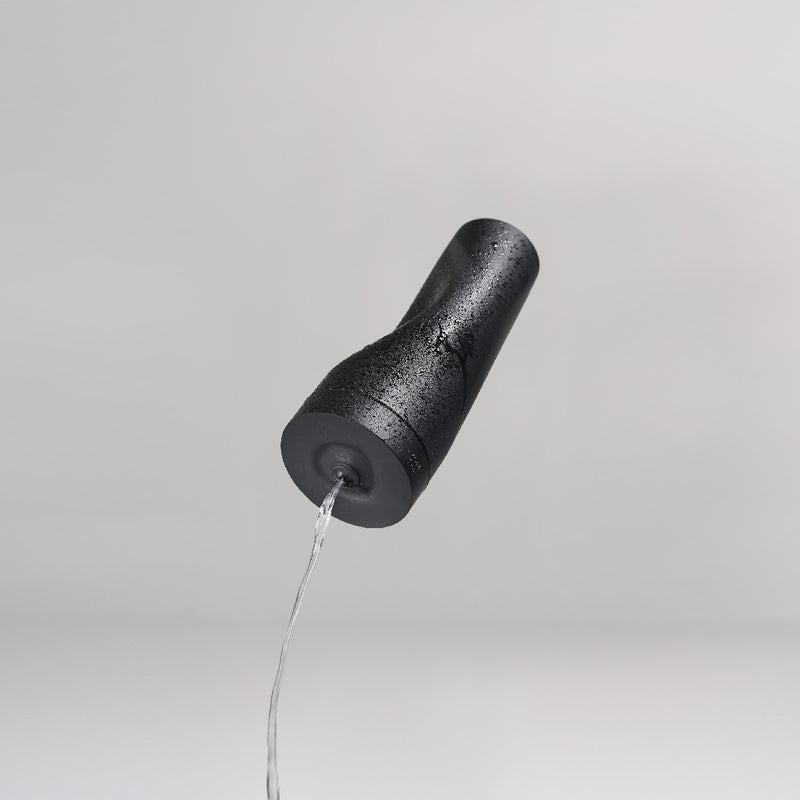 Splash Soap Dispenser - Free Standing - 6" Silicone/Matt Black  (Final Sale)
