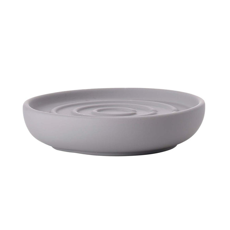Nova One Soap Dish - Free Standing - 4" Stoneware/Gull Gray