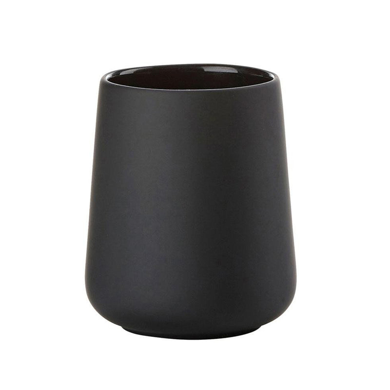 Nova One Toothbrush Holder - Free Standing - 4" Stoneware/Black
