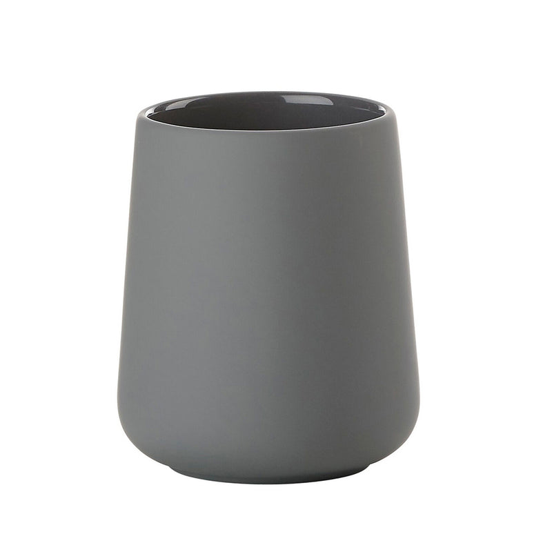 Nova One Toothbrush Holder - Free Standing - 4" Stoneware/Grey