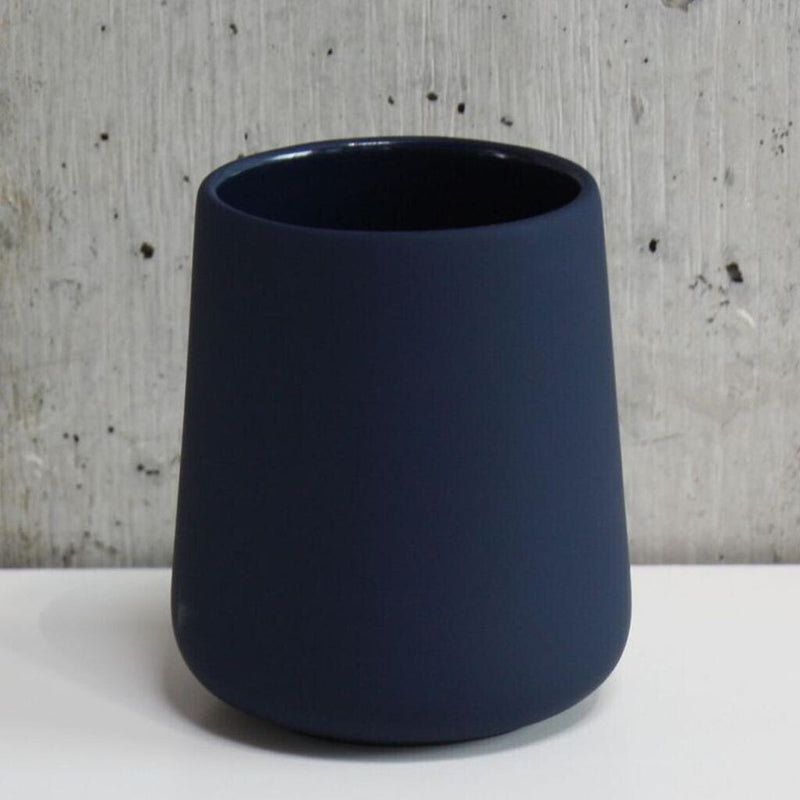 Nova One Toothbrush Holder - Free Standing - 4" Stoneware/Blue
