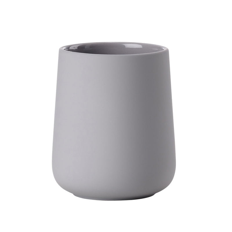 Nova One Toothbrush Holder - Free Standing - 4" Stoneware/Gull Gray