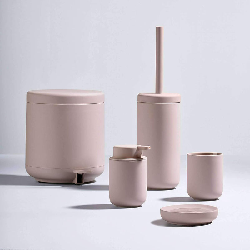 Ume Toothbrush Holder - Free Standing - 4" Stoneware/Pink (Final Sale)