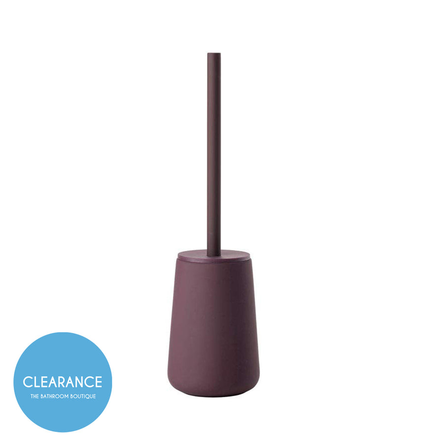 Nova One Toilet Brush Holder - Free Standing - 16" Stoneware/Violet (Final Sale)