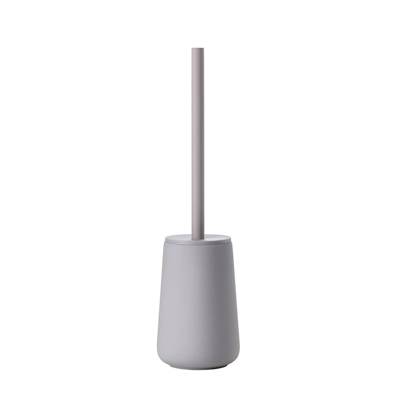 Nova One Toilet Brush Holder - Free Standing - 16" Stoneware/Gull Gray