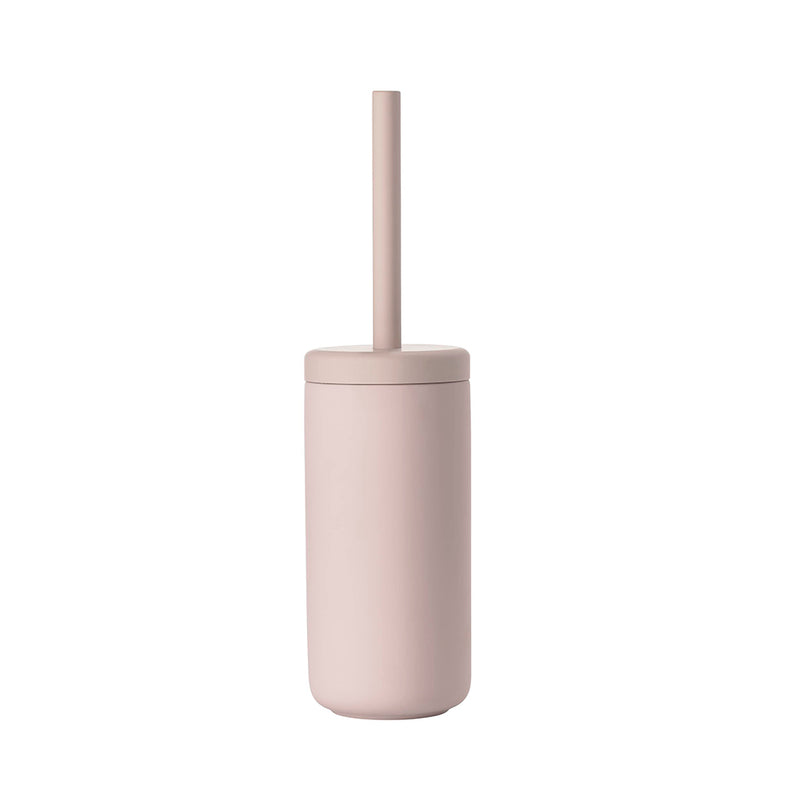 Ume Toilet Brush Holder - Free Standing - 15" Stoneware/Pink  (Final Sale)