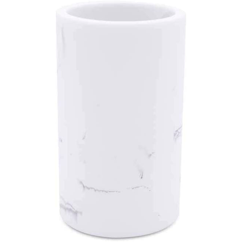 Ella Toothbrush Holder - Floor Mount - 5" Resin/White Matte