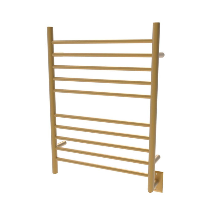 Radiant Towel Warmer - Wall Mount - 24" Stainless Steel/Satin Brass