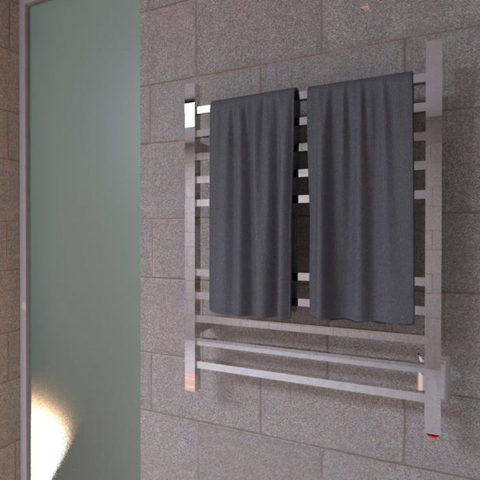 Radiant Towel Warmer - Wall Mount - 24" Stainless Steel/Polished Stainless Steel