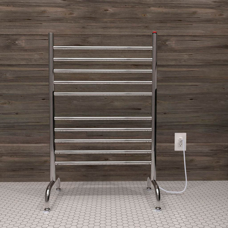 Solo Towel Warmer - Free Standing - 24" Stainless Steel/Polished Stainless Steel