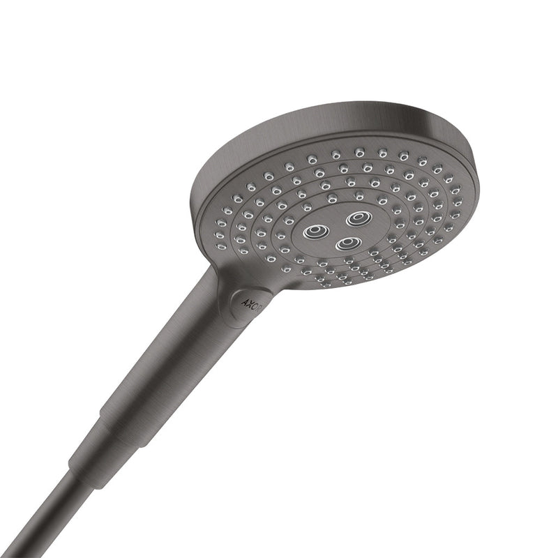 Shower Solutions Hand Shower - Wall Mount - 7" Brass/Brushed Black Chrome