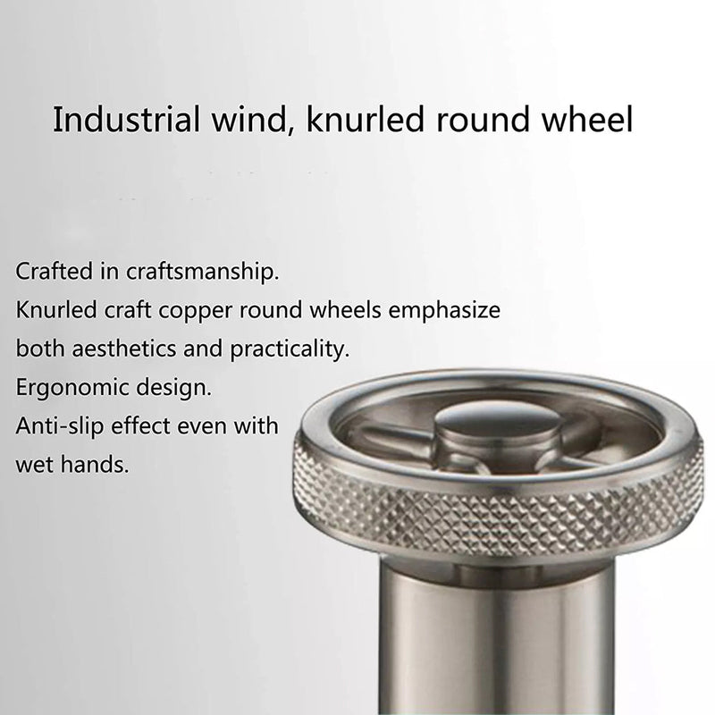 Art Bathroom Faucet - Widespread - 8" Brass/Satin Nickel