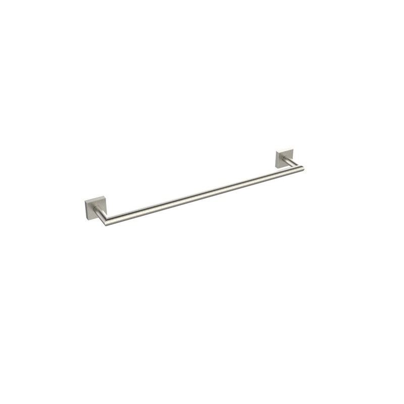 Miro Single Towel Bar - Wall Mount - 24" Brass/Brushed Nickel