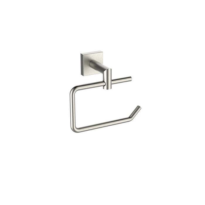 Miro Toilet Paper Holder - Wall Mount - 5" Brass/Brushed Nickel