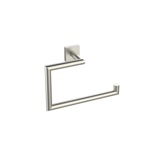 Miro Towel Ring - Wall Mount - 0" Brass/Brushed Nickel