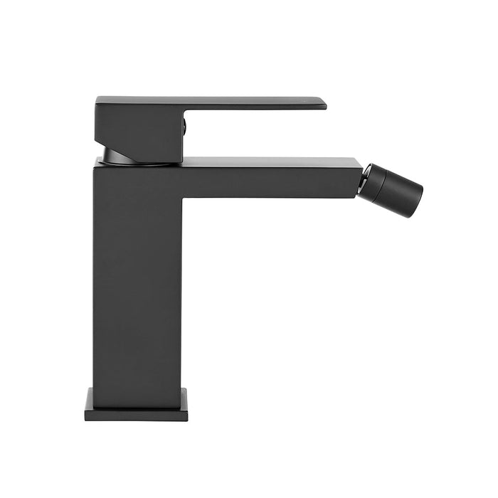 Devon Bidet Faucet - Single Hole - 6" Brass/Matt Black