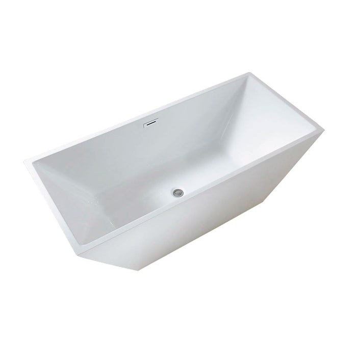 Spazio Bathtub - Free Standing - 60" Acrylic/White