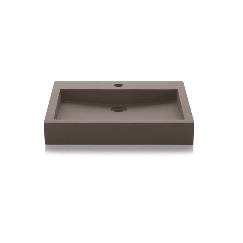 Concrete Bathroom Sink - Over Mount - 20" Concrete/Gray