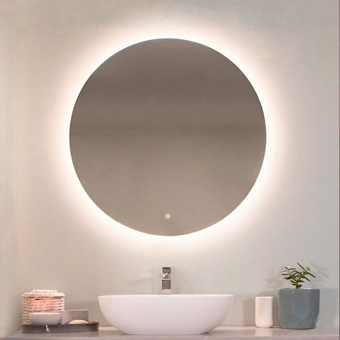 Diffusion Led Touch Vanity Mirror - Wall Mount - 36" Glass/Glass