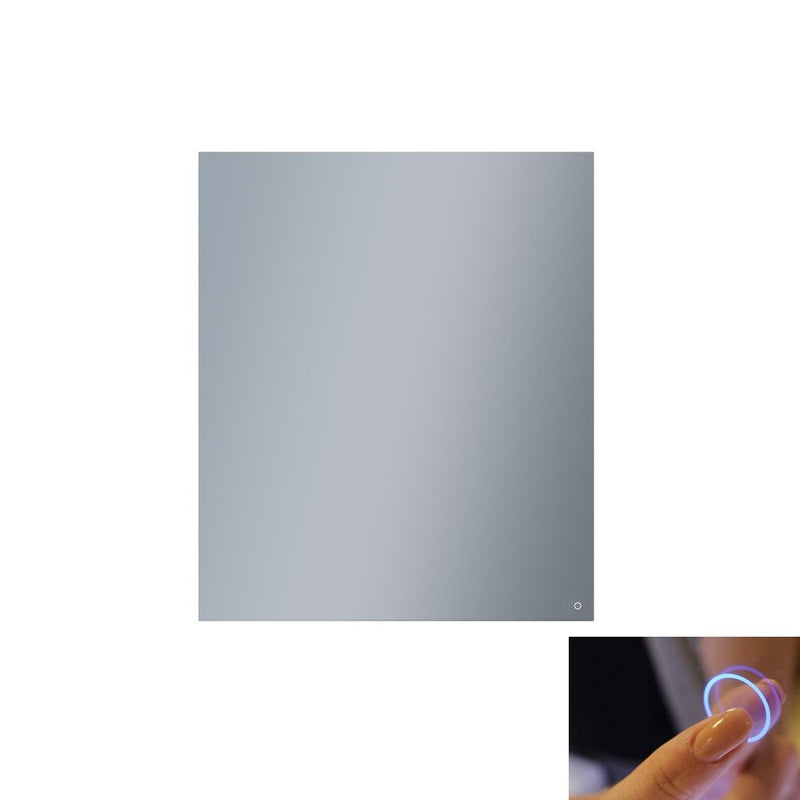 Diffusion Led Touch Vanity Mirror - Wall Mount - 36W x 40H" Glass/Glass