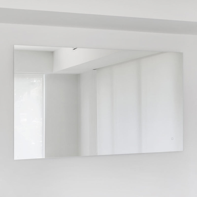 Diffusion Led Touch Vanity Mirror - Wall Mount - 60W x 40H" Glass/Glass