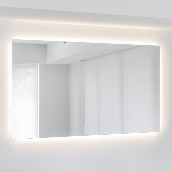 Diffusion Led Touch Vanity Mirror - Wall Mount - 72W x 40H" Glass/Glass