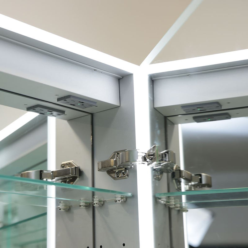 Medicine Cabinets Led Vanity Mirror - Wall Mount - 60W x 36H" Glass/Glass