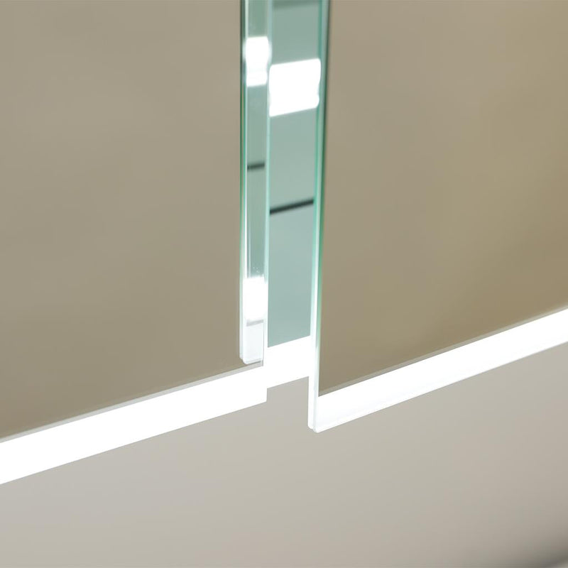 Medicine Cabinets Led Vanity Mirror - Wall Mount - 60W x 36H" Glass/Glass