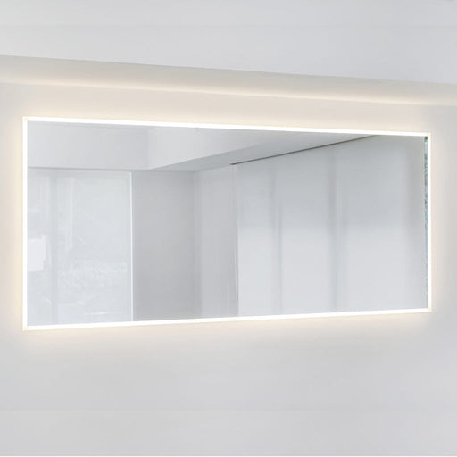 Milan Led Vanity Mirror - Wall Mount - 80" Glass/Glass