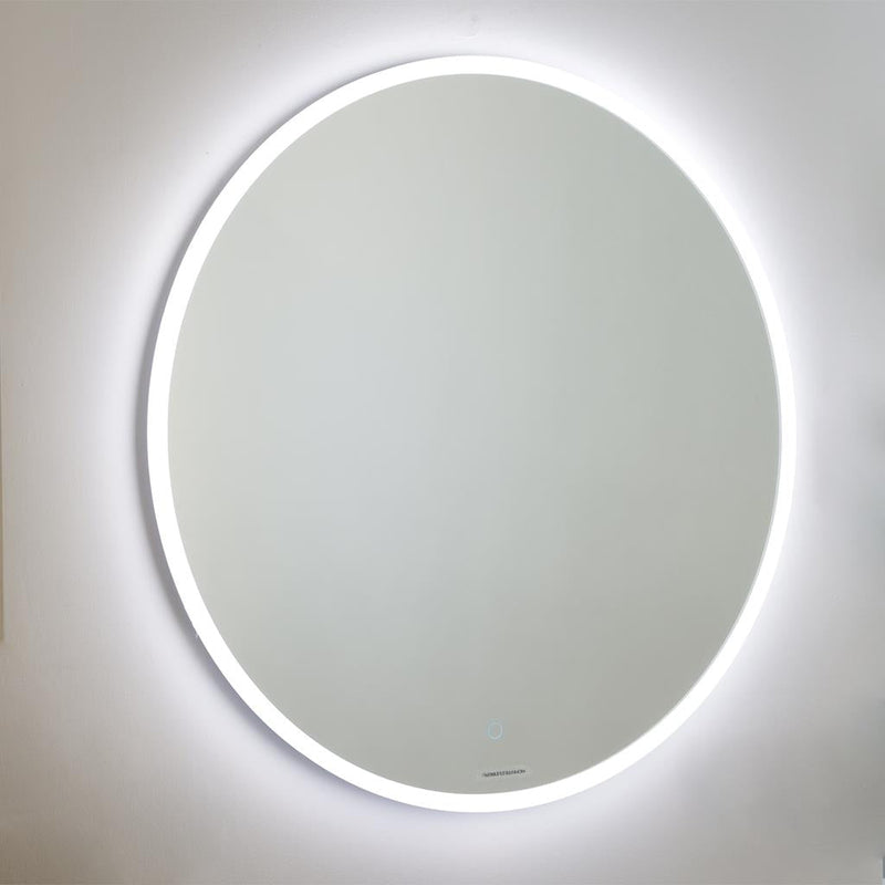 Milan Led Vanity Mirror - Wall Mount - 36" Glass/Glass