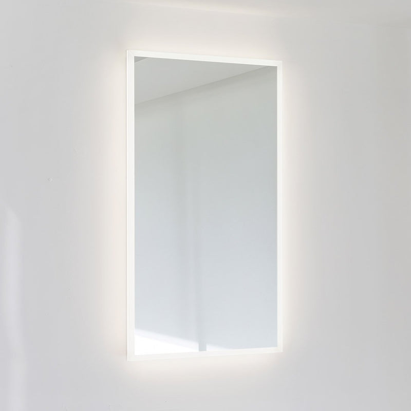 Milan Led Vanity Mirror - Wall Mount - 20W x 40H" Glass/Glass