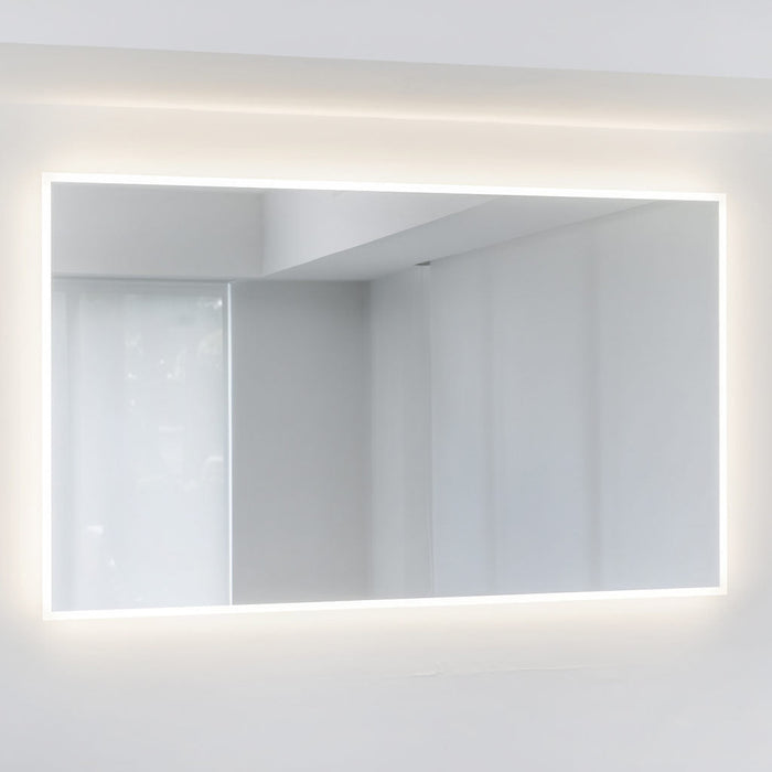 Milan Led Vanity Mirror - Wall Mount - 80W x 40H" Glass/Glass