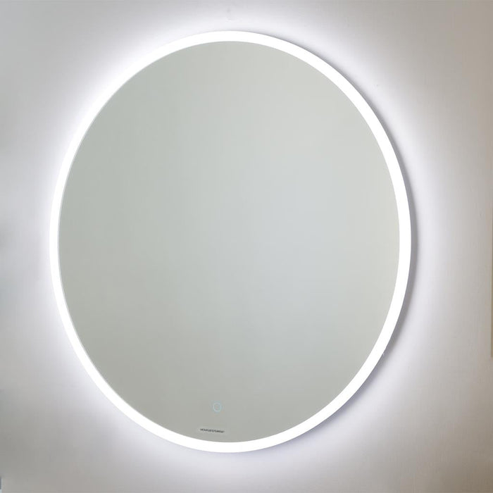Milan Led Vanity Mirror - Wall Mount  - 40" Glass/Glass