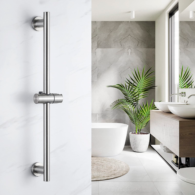 Metro Hand Shower Column - Wall Mount - 16" Stainless Steel/Brushed Stainless Steel