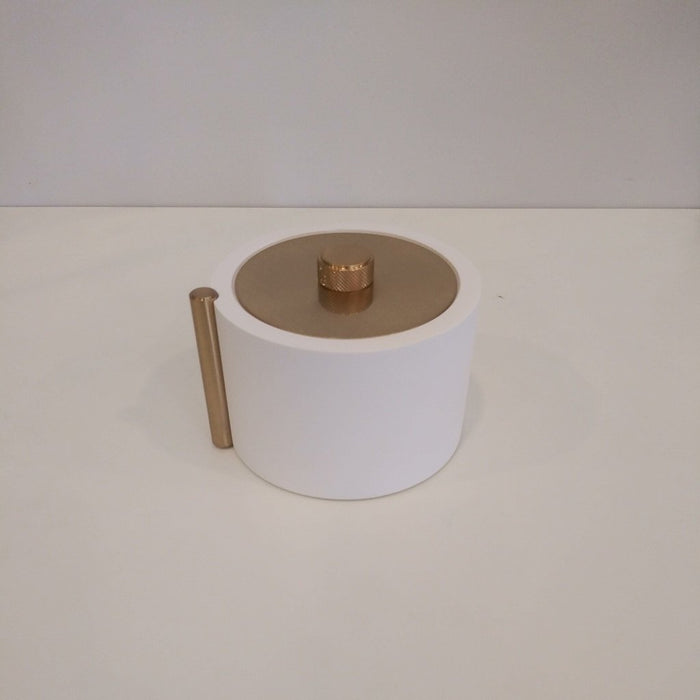 Easy Multipurpose Box - Free Standing - 5" Solid Surface/Matt White