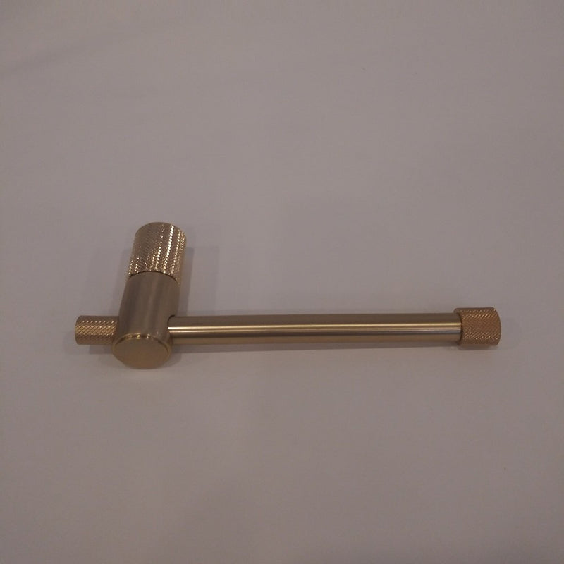 Easy Toilet Paper Holder - Wall Mount - 7" Brass/Matt Gold