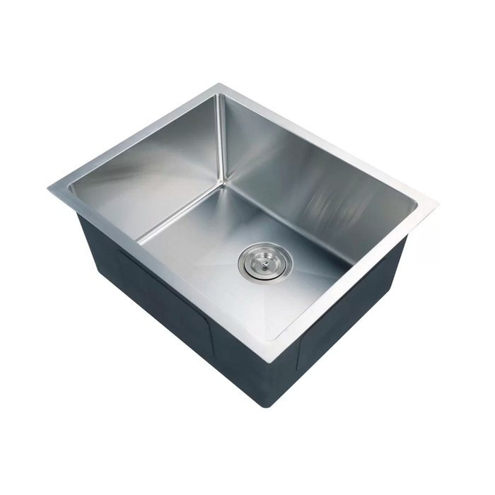 Single Bowl Kitchen Sink - Under Mount - 22" Stainless Steel/Brushed Stainless Steel