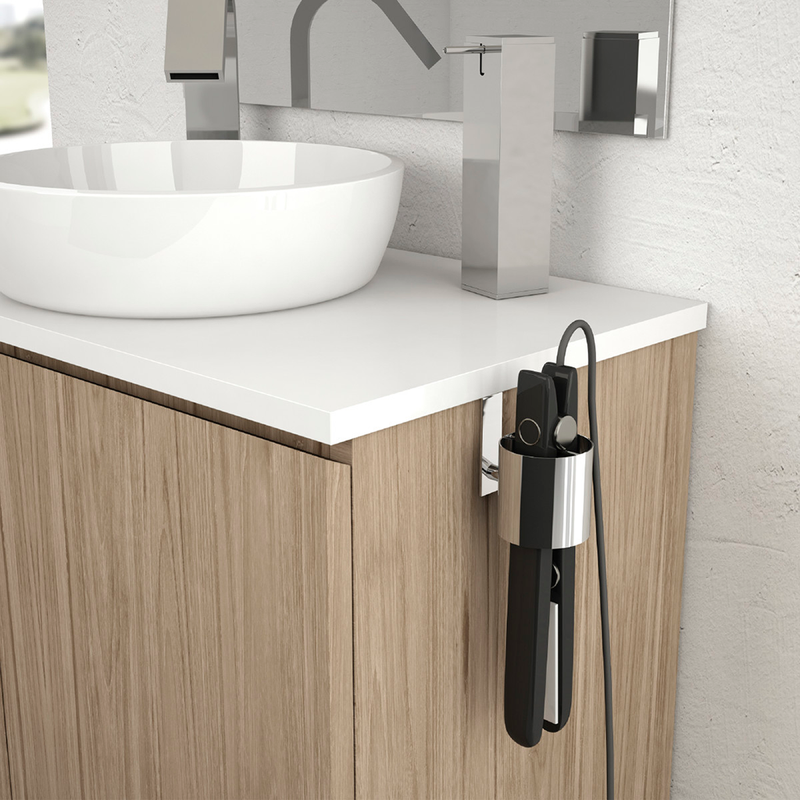 Hotel Hair Iron Holder - Cabinet Mount - 2"