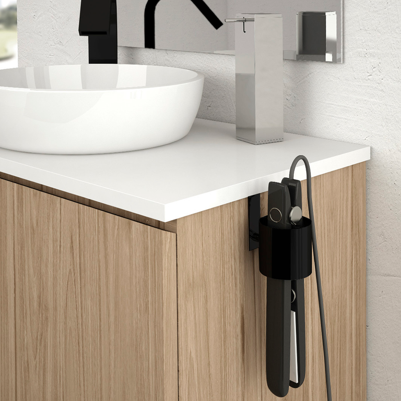 Hotel Hair Iron Holder - Cabinet Mount - 2"