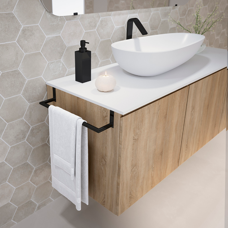 Hotel Single Towel Bar - Cabinet Mount - 11"