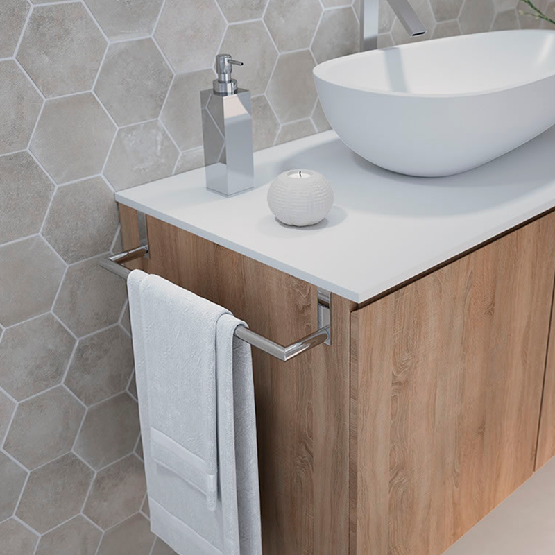 Hotel Single Towel Bar - Cabinet Mount - 11"