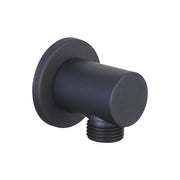 Metro Hand Shower Connector - Wall Mount - 2" Brass/Matt Black