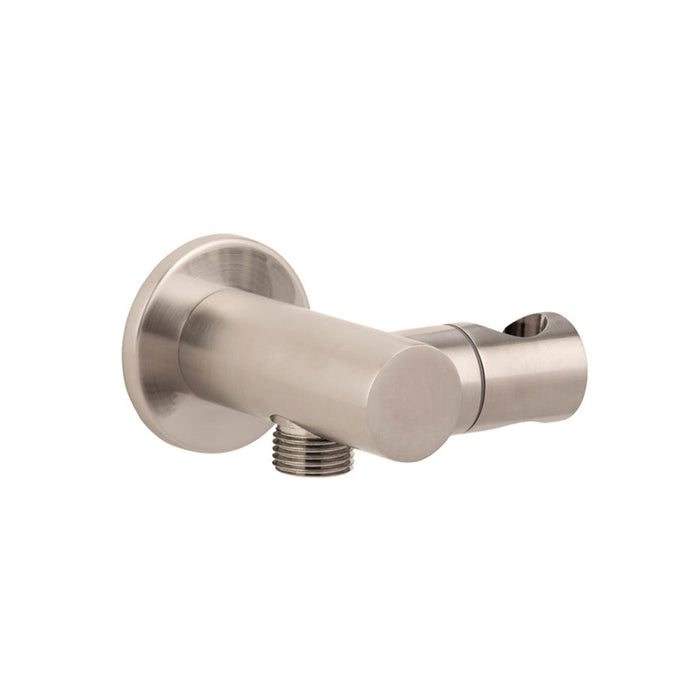 Metro Hand Shower Holder Connector - Wall Mount - 3" Brass/Polished Nickel