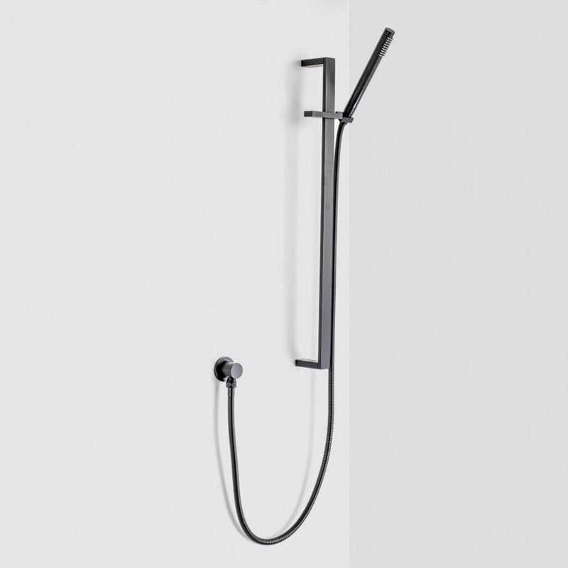 Metro Hand Shower Column Set  - Wall Mount - 2" Brass/Abs/Matt Black