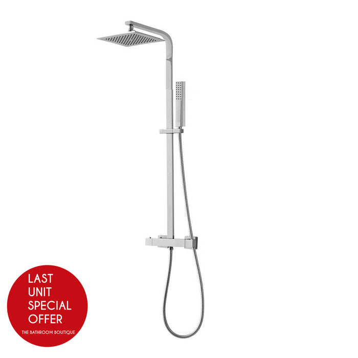 Devon Thermostatic Shower Column - Wall Mount - 8" Brass/Polished Chrome - Last Unit Special Offer