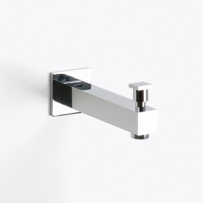 Devon 1-Way Pressure Balance Trim Complete Shower Set - Wall Mount - 8" Brass/Polished Chrome