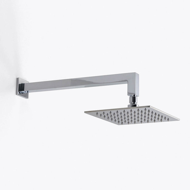 Devon 2-Way Shower Set With Hand Shower Set - Wall Mount - 8" Brass/Polished Chrome