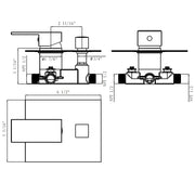 Devon 2-Way Hand Shower And Head Included Complete Shower Set - Ceiling Mount - 12" Brass/Polished Chrome